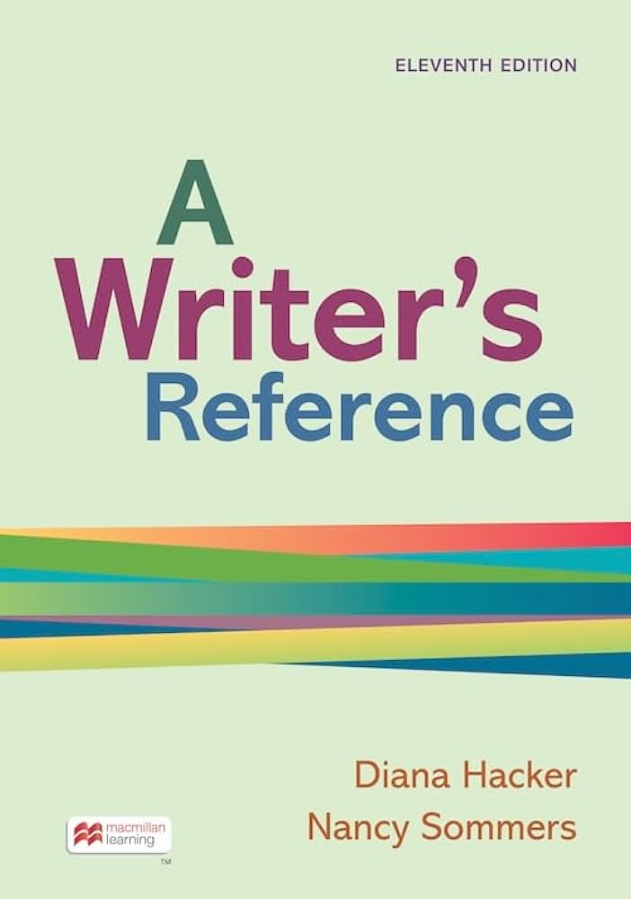 A Writer's Reference Eleventh Edition
